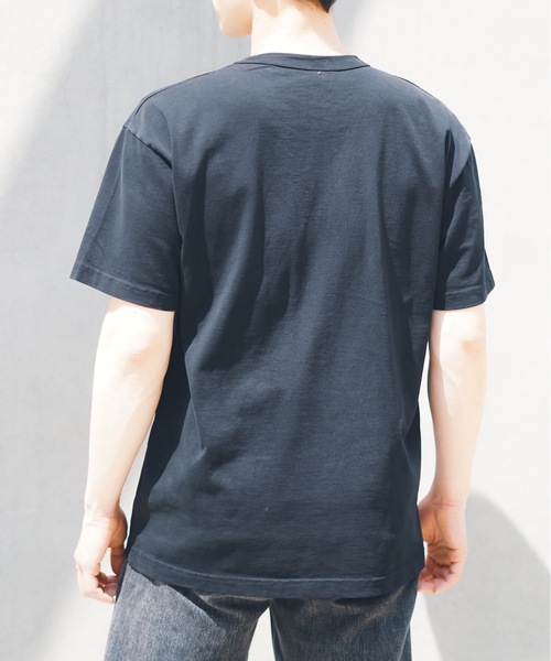 LOS ANGELES APPAREL(ロサンゼルスアパレル)の「【Los Angeles Apparel /ロサンゼルス アパレル】Heavy Jersey Tee W/Binding 8.5 Oz ヘビーウェイト Tシャツ MADE IN USA(Tシャツ/カットソー・メンズ・ブラック/ホワイト/ネイビー/ライトグリーン・SMALL/LARGE/X-LARGE/MEDIUM/XX-LARGE)」の18枚目の写真