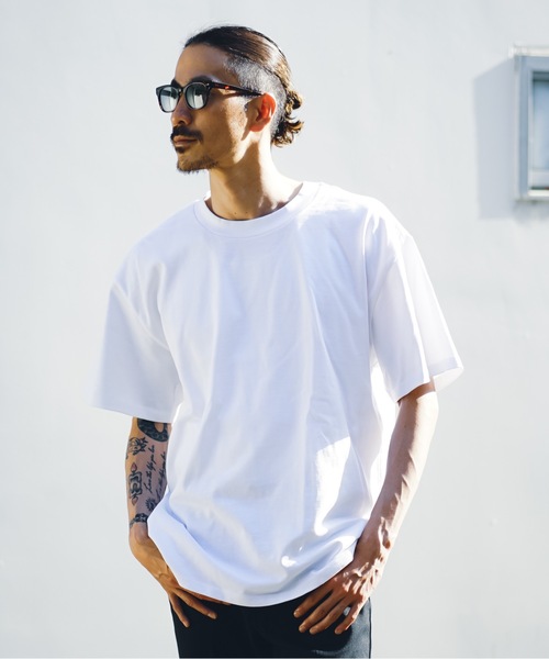 LOS ANGELES APPAREL(ロサンゼルスアパレル)の「【Los Angeles Apparel /ロサンゼルス アパレル】Heavy Jersey Tee W/Binding 8.5 Oz ヘビーウェイト Tシャツ MADE IN USA(Tシャツ/カットソー・メンズ・ブラック/ホワイト/ネイビー/ライトグリーン・SMALL/LARGE/X-LARGE/MEDIUM/XX-LARGE)」の8枚目の写真