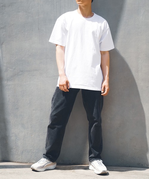 LOS ANGELES APPAREL(ロサンゼルスアパレル)の「【Los Angeles Apparel /ロサンゼルス アパレル】Heavy Jersey Tee W/Binding 8.5 Oz ヘビーウェイト Tシャツ MADE IN USA(Tシャツ/カットソー・メンズ・ブラック/ホワイト/ネイビー/ライトグリーン・SMALL/LARGE/X-LARGE/MEDIUM/XX-LARGE)」の22枚目の写真