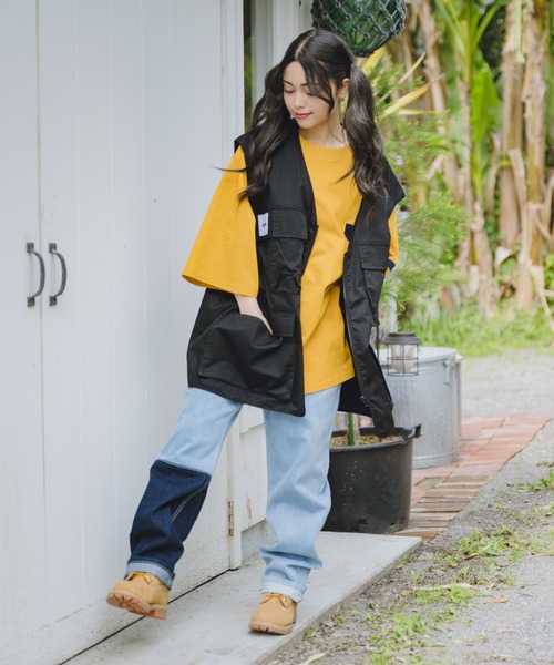 JINCL（ジンクル）の「military vest（ベスト・メンズ・ブラウン/カーキ/ブラック・FREE/J）」の6枚目の写真