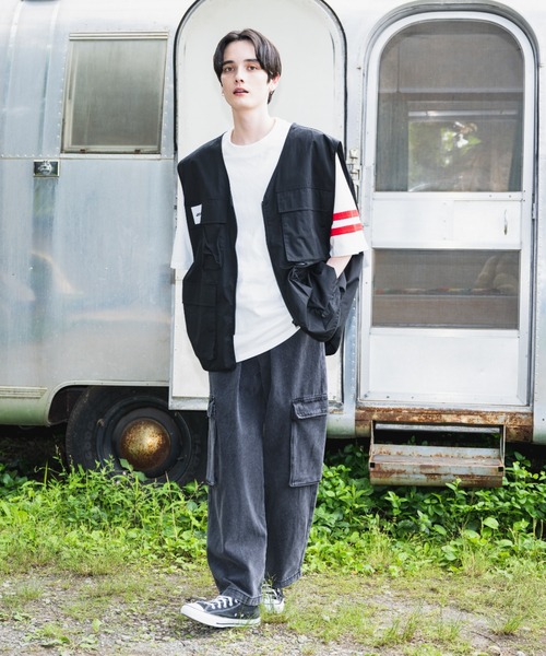 JINCL（ジンクル）の「military vest（ベスト・メンズ・ブラウン/カーキ/ブラック・FREE/J）」の14枚目の写真
