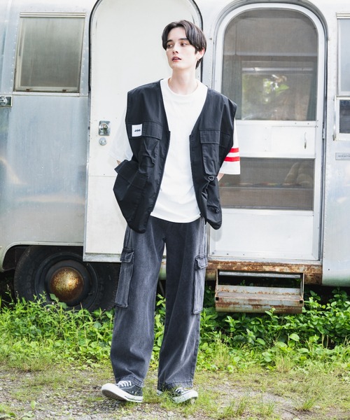 JINCL（ジンクル）の「military vest（ベスト・メンズ・ブラウン/カーキ/ブラック・FREE/J）」の15枚目の写真