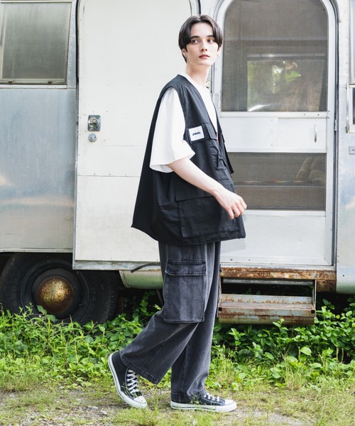 JINCL（ジンクル）の「military vest（ベスト・メンズ・ブラウン/カーキ/ブラック・FREE/J）」の18枚目の写真