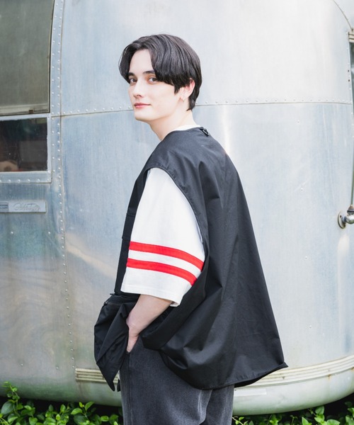JINCL（ジンクル）の「military vest（ベスト・メンズ・ブラウン/カーキ/ブラック・FREE/J）」の20枚目の写真