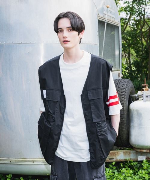 JINCL（ジンクル）の「military vest（ベスト・メンズ・ブラウン/カーキ/ブラック・FREE/J）」の22枚目の写真