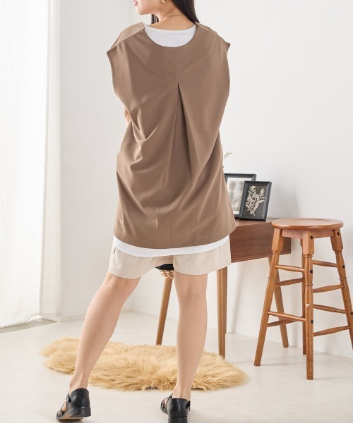 OMNES(オムネス)の「ショートカーゴパンツ(カーゴパンツ・レディース・カーキ/アイボリー/ブラック/ベージュ・FREE)」の20枚目の写真