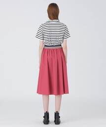 美品♡バーバリーブルーレーベル クレストブリッジ　リボンギャザースカートべージュ 美品♡バーバリーブルーレーベル クレストブリッジ リボン