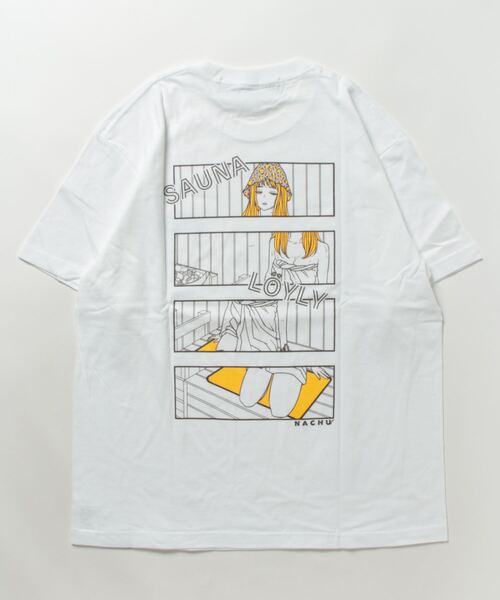 THE Nookie（ザヌーキー）の「★THE nookie LOVE ひととせなつみ★NACHU SAUNA TEE【WHITE】（Tシャツ/カットソー・レディース・ホワイト・MEDIUM/LARGE）」の2枚目の写真