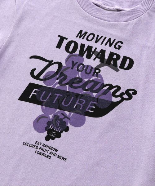 BREEZE（ブリーズ）の「フルーツロゴTシャツ（Tシャツ/カットソー・キッズ・パープル/ミント/オフホワイト・130/110/90/120/100/140/80）」の11枚目の写真