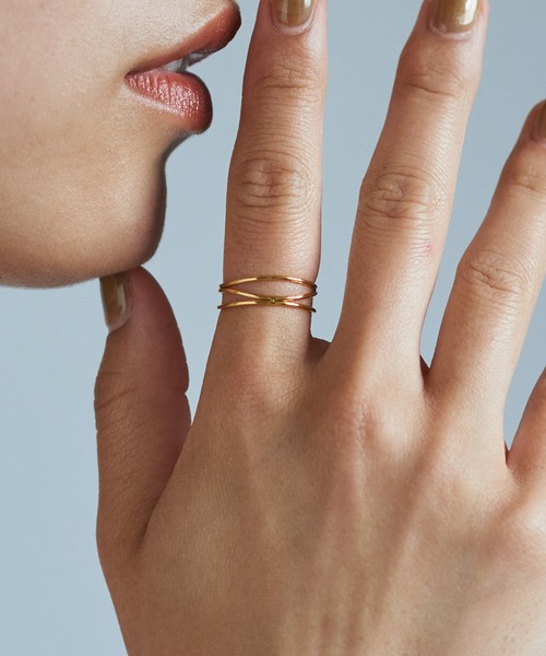 Nei nor（ネイナー）の「【Nei/nor】リング ニュアンスライン NnRI0045 G/S（リング）」 WEAR