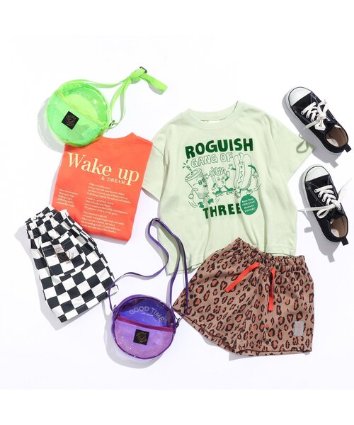 BREEZE（ブリーズ）の「カラーサコッシュ（ショルダーバッグ・キッズ・オレンジ/パープル/ライム・FREE）」の5枚目の写真