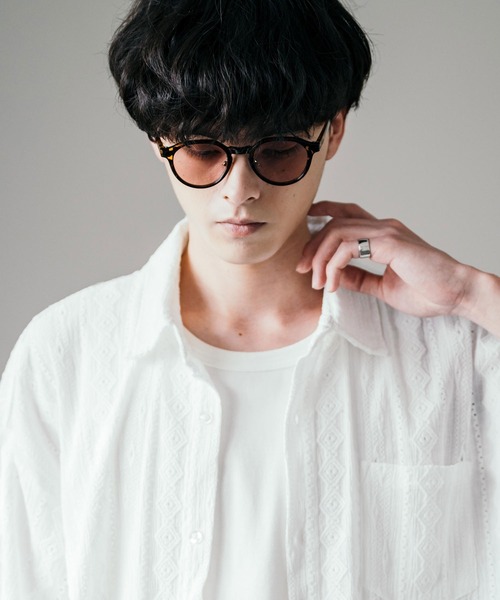 Rocky Monroe(ロッキーモンロー)の「ボストンカラー レンズサングラス 伊達メガネ(サングラス・メンズ・E/A/B/D/C/F/G/H/I・FREE)」の4枚目の写真