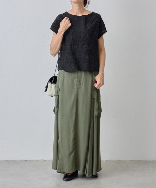 BEARDSLEY（ビアズリー）の「【BEARDSLEY】フロント刺繍ニット