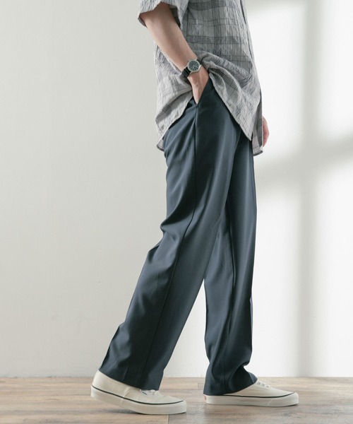 ITEMS URBANRESEARCH(アイテムズ アーバンリサーチ)の「『イージーケア』マシンウォッシャブル サマースラックス(スラックス・メンズ・グレー/ネイビー/チャコールグレー・LARGE/MEDIUM)」の11枚目の写真