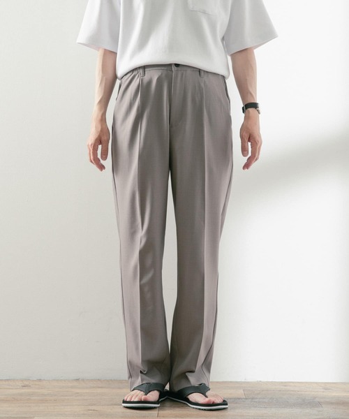 ITEMS URBANRESEARCH(アイテムズ アーバンリサーチ)の「『イージーケア』マシンウォッシャブル サマースラックス(スラックス・メンズ・グレー/ネイビー/チャコールグレー・LARGE/MEDIUM)」の18枚目の写真