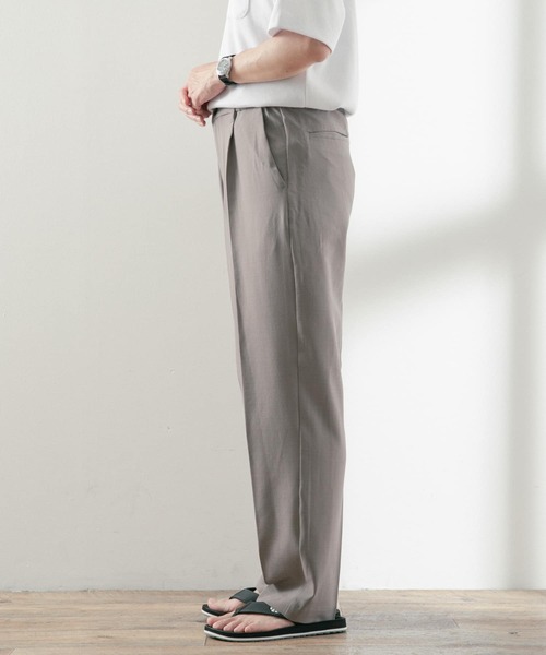 ITEMS URBANRESEARCH(アイテムズ アーバンリサーチ)の「『イージーケア』マシンウォッシャブル サマースラックス(スラックス・メンズ・グレー/ネイビー/チャコールグレー・LARGE/MEDIUM)」の19枚目の写真