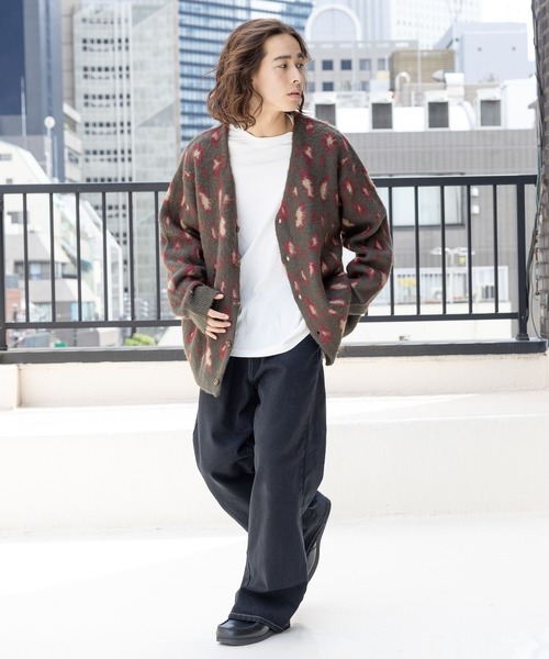 PBLIM(ページボーイリム)の「PBLIM/ルーズシャギーカーデ(カーディガン/ボレロ・レディース・ネイビー系/サックスブルー系/レッド系その他/イエロー系その他・FREE)」の13枚目の写真