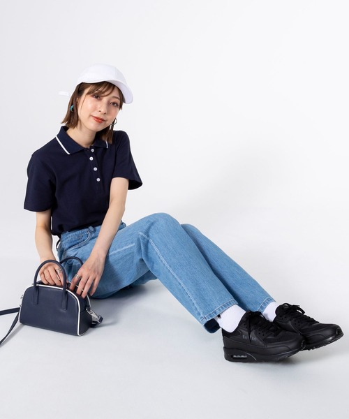 EASTBOY(イーストボーイ)の「EASTBOY/イーストボーイ ブランド ロゴ 軽量 エアクッションソール シューズ(スニーカー・レディース・ブラック/ホワイト・22.5cm/23cm/23.5cm/24cm/24.5cm)」の10枚目の写真
