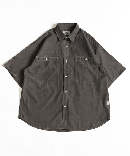 WETTEMPT(ウィテンプト)の「CHAMBRAY SHIRT / シャンブレーシャツ(シャツ/ブラウス・メンズ・グレー/ブルー・SMALL/MEDIUM/LARGE)」の2枚目の写真