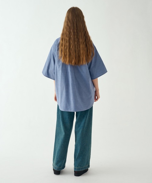 WETTEMPT(ウィテンプト)の「CHAMBRAY SHIRT / シャンブレーシャツ(シャツ/ブラウス・メンズ・グレー/ブルー・SMALL/MEDIUM/LARGE)」の3枚目の写真