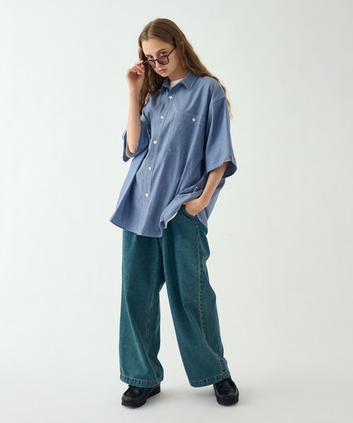 WETTEMPT(ウィテンプト)の「CHAMBRAY SHIRT / シャンブレーシャツ(シャツ/ブラウス・メンズ・グレー/ブルー・SMALL/MEDIUM/LARGE)」の11枚目の写真