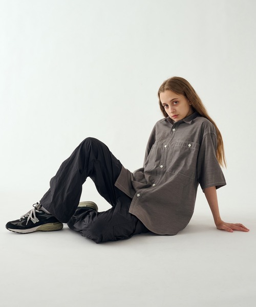 WETTEMPT(ウィテンプト)の「CHAMBRAY SHIRT / シャンブレーシャツ(シャツ/ブラウス・メンズ・グレー/ブルー・SMALL/MEDIUM/LARGE)」の14枚目の写真