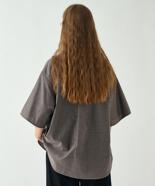 WETTEMPT(ウィテンプト)の「CHAMBRAY SHIRT / シャンブレーシャツ(シャツ/ブラウス・メンズ・グレー/ブルー・SMALL/MEDIUM/LARGE)」の22枚目の写真