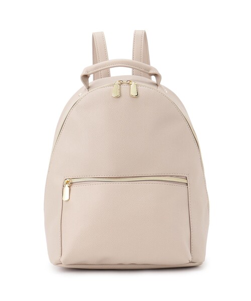 index（インデックス）の「◆フェイクレザーリュック（バックパック/リュック・レディース・ブラック/ライトベージュ・00）」の14枚目の写真