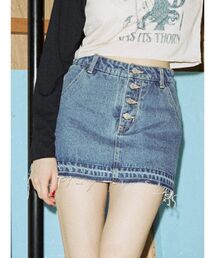 jouetie | ボタンフライベーシックスカパン【デニムスカパン】(デニムパンツ)