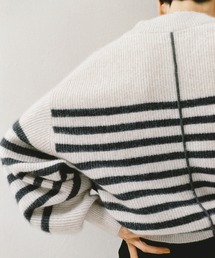 ADAM ET ROPE' | 【WEB限定】FOXWOOLミックス畦ニットプルオーバー(ニット/セーター)