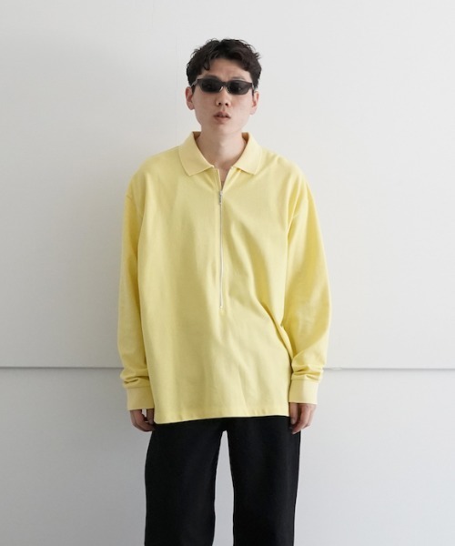 REVERBERATE ZIP LONG SLEEVE POLO 【公式通販】