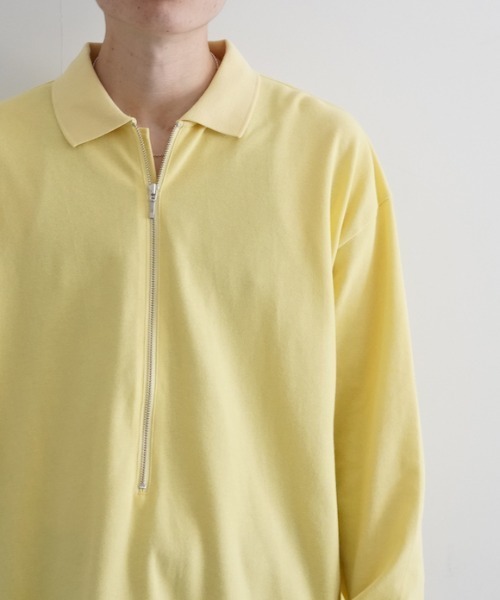 REVERBERATE ZIP LONG SLEEVE POLO 【公式通販】