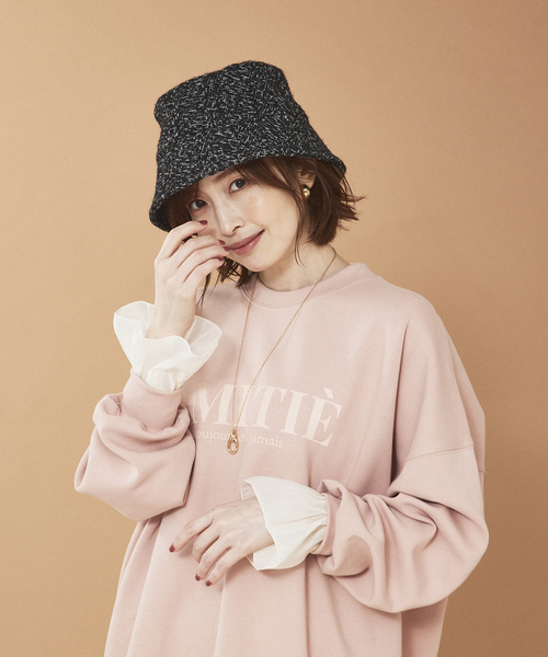 abahouse mavie（アバハウスマヴィ）の「ツィ－ドバケットハット（ハット・レディース・ブラック・フリー）」の9枚目の写真