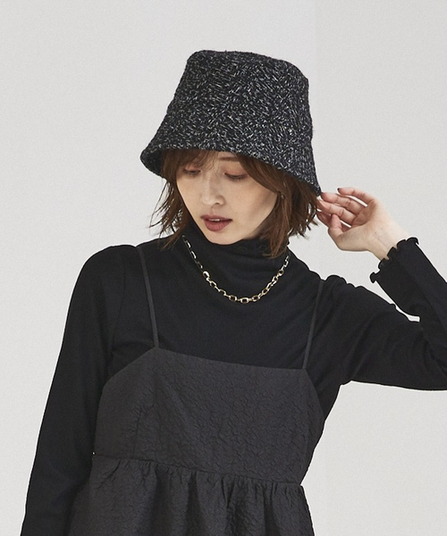 abahouse mavie（アバハウスマヴィ）の「ツィ－ドバケットハット（ハット・レディース・ブラック・フリー）」の8枚目の写真