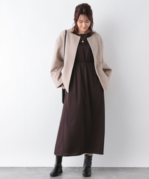 GLOBAL WORK(グローバルワーク)の「サマラク袖ボリュームワンピース/904815(ワンピース・レディース・カーキ/ブラック/バーガンディー・FREE)」の14枚目の写真