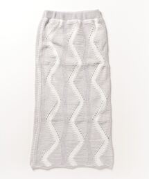 Per sist ence（パーシエンス）の「モール糸ジャガードニットスカート（スカート）」