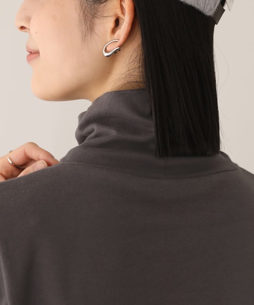 n'OrLABEL(ノアールレーベル)の「【機能素材】『タートルネックロンT』(Tシャツ/カットソー・レディース・アイボリー/グレイッシュベージュ/ボルドー/ネイビー/モカ/チャコール/ブラック・M/L/LL)」の22枚目の写真