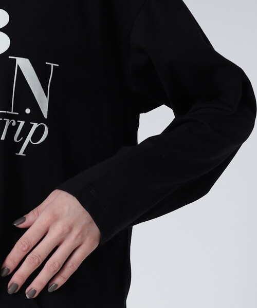 GALLEST（ギャレスト）の「ロゴロンT（Tシャツ/カットソー・レディース・ホワイト系/ブラック/ライトグレー系8・38）」の17枚目の写真