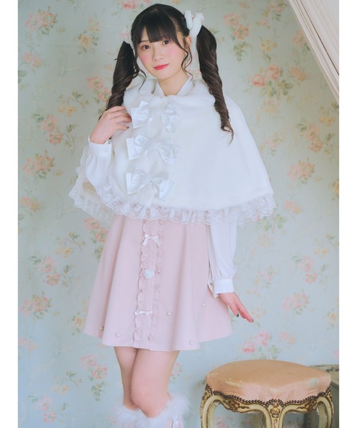 Ank Rouge（アンクルージュ）の「エコファーリボンケープ（その他 