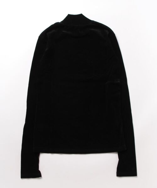 Q（キュー）の「フロッキーチュールトップス（Tシャツ/カットソー・レディース・ホワイト/ブラック/ブラウン・MEDIUM）」の11枚目の写真