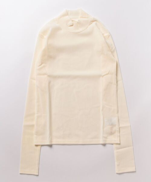 Q（キュー）の「フロッキーチュールトップス（Tシャツ/カットソー・レディース・ホワイト/ブラック/ブラウン・MEDIUM）」の10枚目の写真