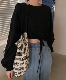 YUGA　ショートトップス　Tシャツ
