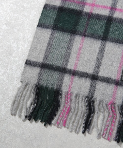 Joshua Ellis（ジョシュアエリス）の「Joshua Ellis/CLASSIC PLAID SOLDER SCARF（マフラー・メンズ・その他1・FREE）」の4枚目の写真