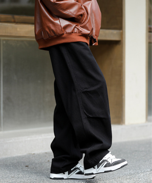 neos（ネオス）の「【neos -addictive design-】ルーズシルエット バルーン ワイド デニム パンツ（デニムパンツ・メンズ・ブラック/サックスブルー/スミクロ/ブラック系その他/ブルー系その他/インディゴブルー・MEDIUM/X-LARGE/LARGE）」の10枚目の写真