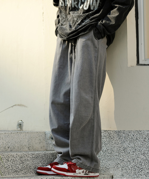neos（ネオス）の「【neos -addictive design-】ルーズシルエット バルーン ワイド デニム パンツ（デニムパンツ・メンズ・ブラック/サックスブルー/スミクロ/ブラック系その他/ブルー系その他/インディゴブルー・MEDIUM/X-LARGE/LARGE）」の19枚目の写真