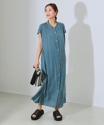 B:MING by BEAMS（ビーミングバイビームス）の「B:MING by BEAMS / バンドカラー シャツ ワンピース（ワンピース・レディース）」