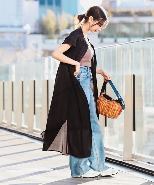 B:MING by BEAMS（ビーミングバイビームス）の「B:MING by BEAMS / バンドカラー シャツ ワンピース（ワンピース・レディース・ブラック系その他4/ブラウン/ブルー系その他2・SMALL/MEDIUM）」の19枚目の写真
