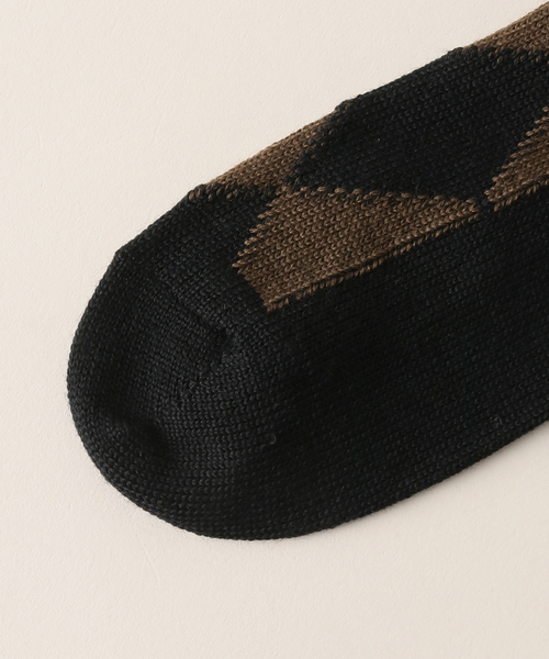 Needles（ニードルス）の「【NEEDLES/ニードルズ】Argyle Jq Sockes：靴下（ソックス/靴下・レディース・グリーン/ブラウン・FREE）」の4枚目の写真