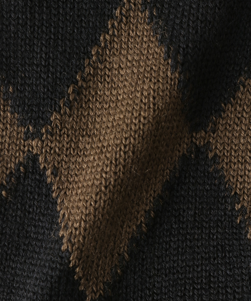 Needles（ニードルス）の「【NEEDLES/ニードルズ】Argyle Jq Sockes：靴下（ソックス/靴下・レディース・グリーン/ブラウン・FREE）」の7枚目の写真
