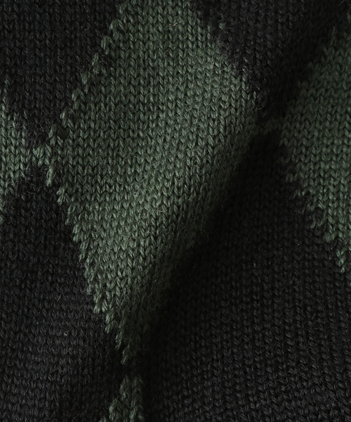 Needles（ニードルス）の「【NEEDLES/ニードルズ】Argyle Jq Sockes：靴下（ソックス/靴下・レディース・グリーン/ブラウン・FREE）」の8枚目の写真